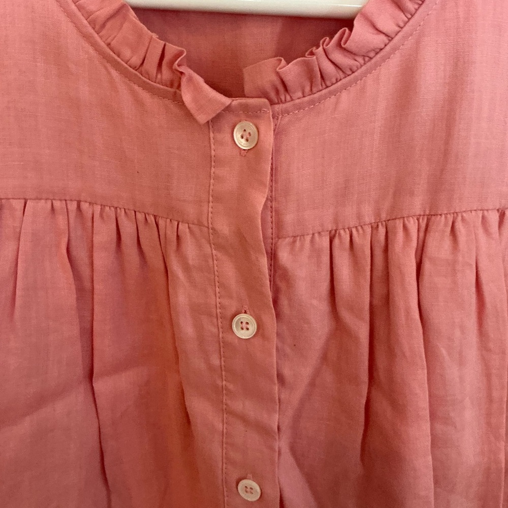 Sea New York Shannon ruffle shirt dress sz large - Picture 5 of 8